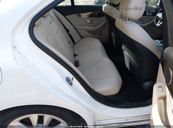 55SWF8DB1KU321681 2019 MERCEDES-BENZ C-CLASS White VIN sticker view