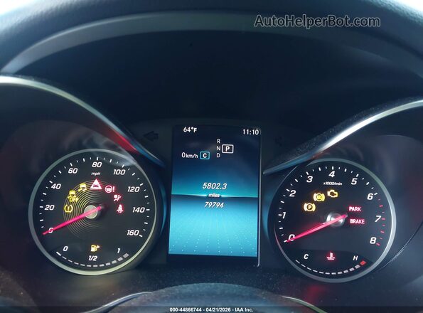 55SWF8DB2KU299464 2019 MERCEDES-BENZ C-CLASS Черный Вид задних сидений