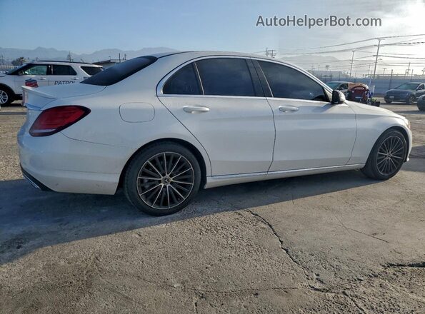 55SWF8DB2KU322788 2019 MERCEDES-BENZ C White 