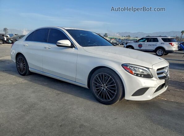 55SWF8DB2KU322788 2019 MERCEDES-BENZ C White 