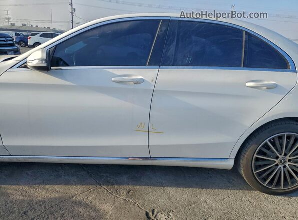 55SWF8DB2KU322788 2019 MERCEDES-BENZ C White 
