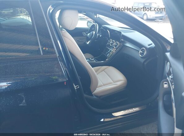 55SWF8DB3KU284911 2019 MERCEDES-BENZ C-CLASS Blue წინა სალონის ხედი