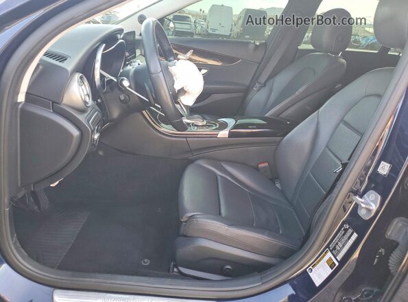 55SWF8DB4KU300307 2019 MERCEDES-BENZ C Blue Սալոնի դիմացի տեսք