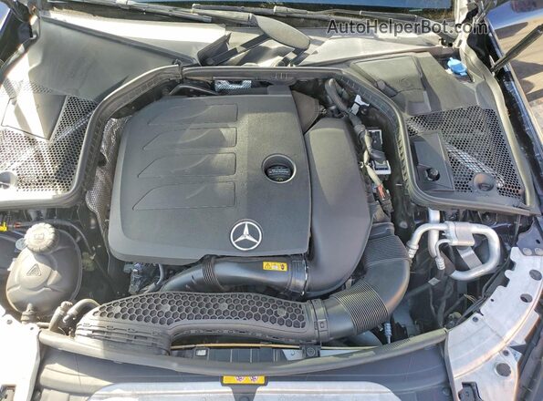 55SWF8DB4KU300307 2019 MERCEDES-BENZ C Blue Սալոնի հետևի տեսք