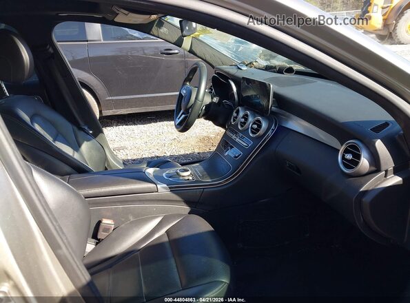 55SWF8DB5KU299216 2019 MERCEDES-BENZ C-CLASS Gray Սալոնի դիմացի տեսք