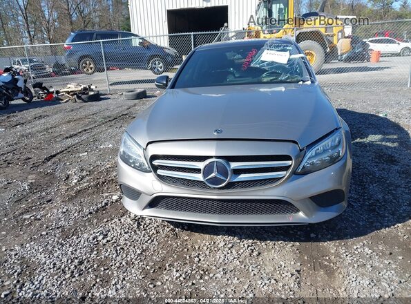 55SWF8DB5KU299216 2019 MERCEDES-BENZ C-CLASS Gray Սալոնի հետևի տեսք