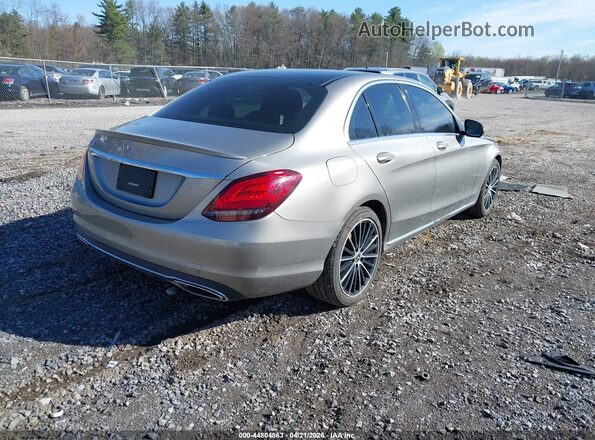 55SWF8DB5KU299216 2019 MERCEDES-BENZ C-CLASS Gray Հետևի աջ