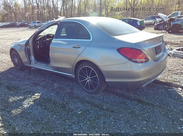 55SWF8DB5KU299216 2019 MERCEDES-BENZ C-CLASS Gray Հետևի ձախ