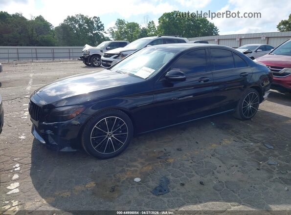 55SWF8DB6KU294901 2019 MERCEDES-BENZ C-CLASS Black წინა მარცხენა ხედი სამი მეოთხედიდან