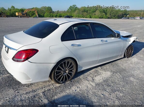 55SWF8DB6KU305010 2019 MERCEDES-BENZ C-CLASS White უკანა მარჯვენა