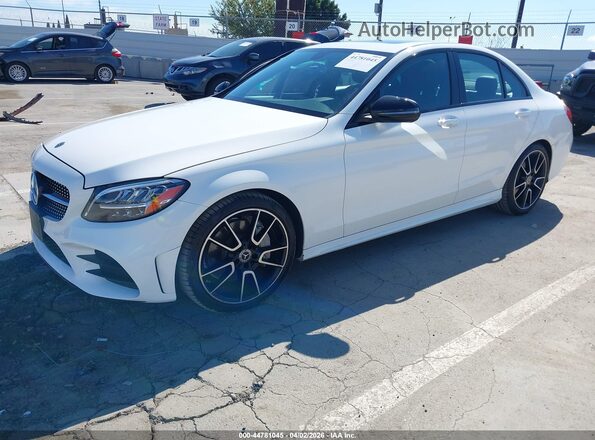 55SWF8DB6LU324058 2020 MERCEDES-BENZ C-CLASS White 