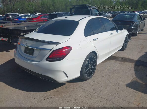55SWF8DB9KU312470 2019 MERCEDES-BENZ C-CLASS White Trasero derecho