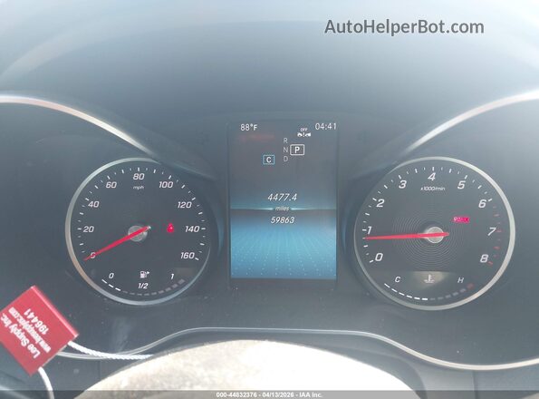 55SWF8DB9KU312470 2019 MERCEDES-BENZ C-CLASS White Vista de los asientos traseros