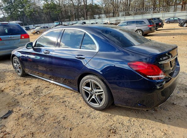 55SWF8EB0KU283164 2019 MERCEDES-BENZ C Blue 