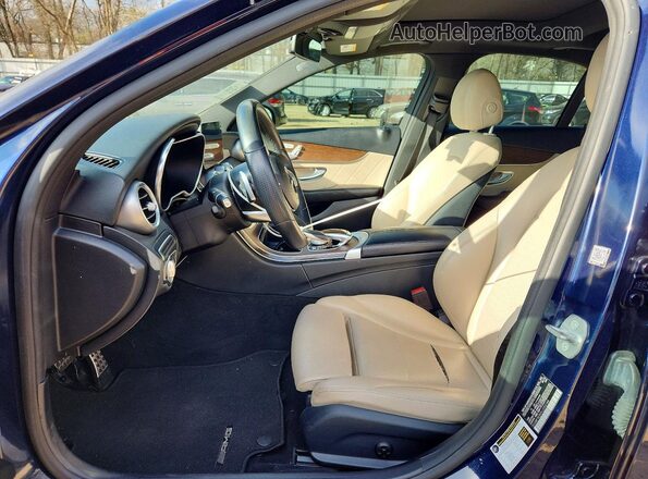 55SWF8EB0KU283164 2019 MERCEDES-BENZ C Blue 
