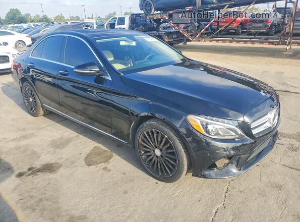 55SWF8EB0KU316423 2019 MERCEDES-BENZ C Black Przód prawy