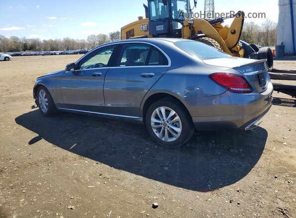55SWF8EB2KU307495 2019 MERCEDES-BENZ C Gray Rear left