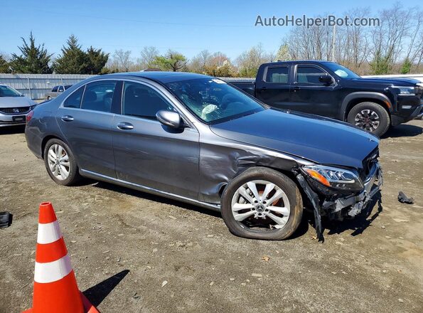 55SWF8EB2KU307495 2019 MERCEDES-BENZ C Gray Front right