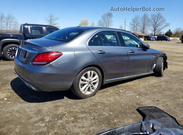 55SWF8EB2KU307495 2019 MERCEDES-BENZ C Gray Rear right