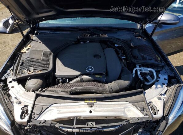 55SWF8EB2KU307495 2019 MERCEDES-BENZ C Gray Rear interior view