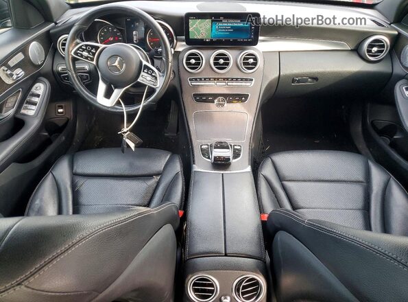 55SWF8EB6KU312781 2019 MERCEDES-BENZ C Black Widok deski rozdzielczej