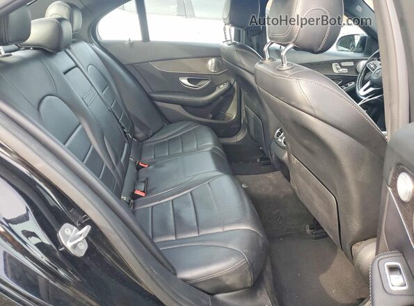 55SWF8EB6KU312781 2019 MERCEDES-BENZ C Black Widok tylnych siedzeń