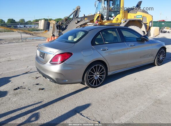 55SWF8EB6KU315406 2019 MERCEDES-BENZ C-CLASS Gray Rear right