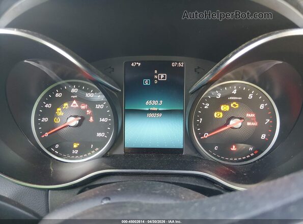 55SWF8EB6KU315406 2019 MERCEDES-BENZ C-CLASS Gray Rear seats view