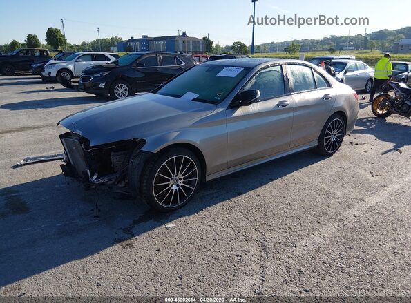 55SWF8EB6KU315406 2019 MERCEDES-BENZ C-CLASS Gray Front left