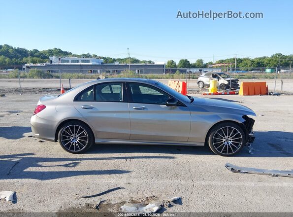 55SWF8EB6KU315406 2019 MERCEDES-BENZ C-CLASS Gray Rear interior view