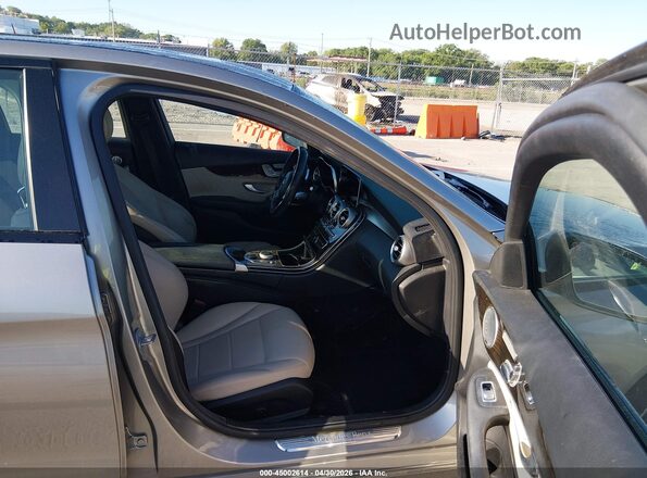 55SWF8EB6KU315406 2019 MERCEDES-BENZ C-CLASS Gray Front interior view