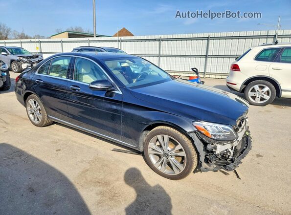 55SWF8EB7KU292475 2019 MERCEDES-BENZ C Black Front right