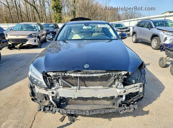 55SWF8EB7KU292475 2019 MERCEDES-BENZ C Black Front view