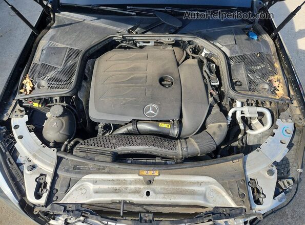 55SWF8EB7KU292475 2019 MERCEDES-BENZ C Black Rear interior view