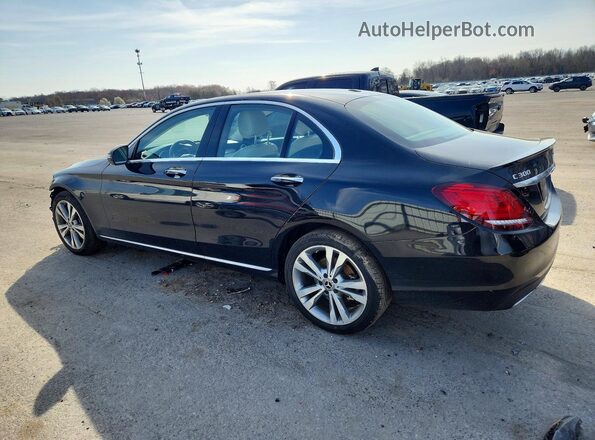 55SWF8EB7KU292475 2019 MERCEDES-BENZ C Black Rear left