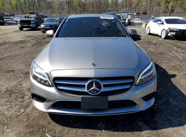 55SWF8EB8KU299922 2019 MERCEDES-BENZ C Gray Widok z przodu