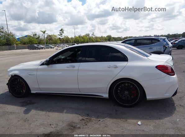55SWF8HB2JU255585 2018 MERCEDES-BENZ AMG C 63 White 
