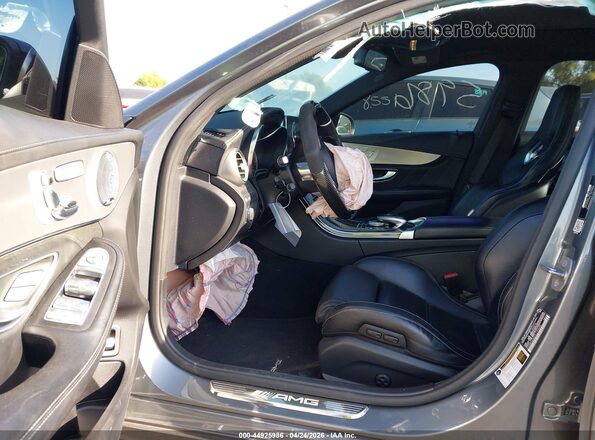 55SWF8HB6HU199550 2017 MERCEDES-BENZ AMG C 63 Gray Widok wnętrza z przodu