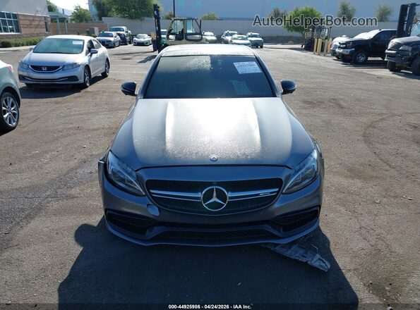 55SWF8HB6HU199550 2017 MERCEDES-BENZ AMG C 63 Gray Widok zestawu wskaźników