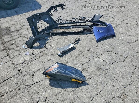 WUAPCBF25MN903766 2021 AUDI RS7 Blue Вид наклейки з VIN-кодом