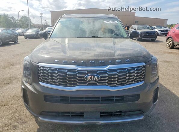 5XYP34HC4MG098607 2021 KIA TELLURIDE Black უკანა ხედი
