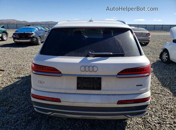 WA1LXAF71LD003077 2020 AUDI Q7 White Front interior view
