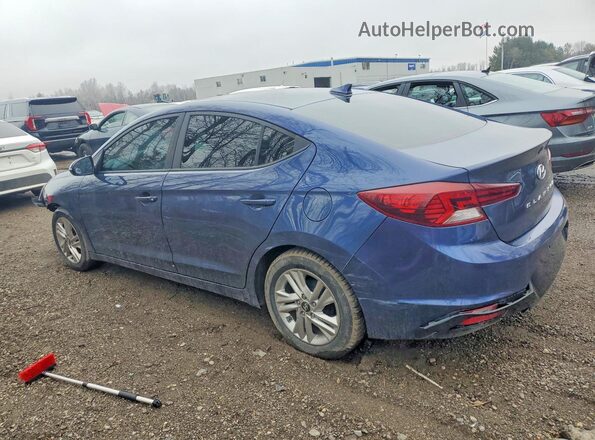 KMHD84LF3KU836121 2019 HYUNDAI ELANTRA Blue Rear left