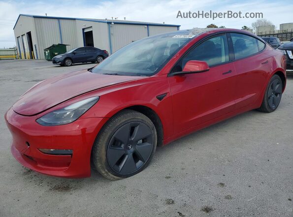 5YJ3E1EA9PF466561 2023 TESLA MODEL 3 Red 
