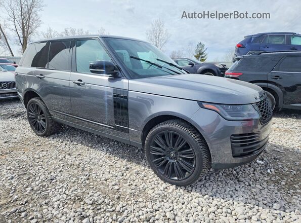 SALGS2RK8KA537651 2019 LAND ROVER RANGE ROVER Gray Вид спереду