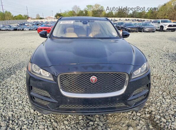 SADCK2FN2JA288285 2018 JAGUAR F-PACE Black Вид ззаду