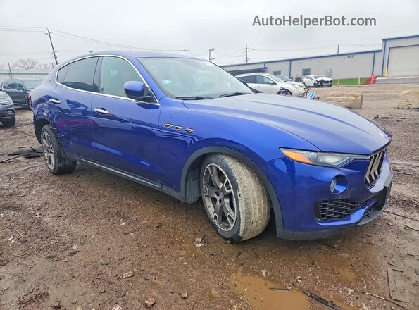 ZN661XUA1JX270526 2018 MASERATI LEVANTE Blue Widok z przodu