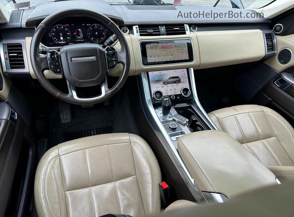 SALWR2RK2JA695716 2018 LAND ROVER RANGE ROVER Black უკანა სავარძლების ხედი