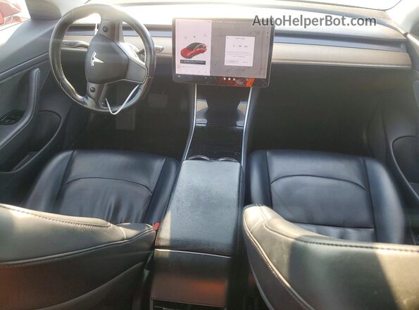 5YJ3E1EA4JF007090 2018 TESLA MODEL Red 
