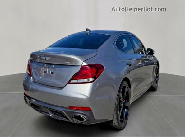 KMTG34LE6LU053532 2020 GENESIS G70 Charcoal Delantero derecho
